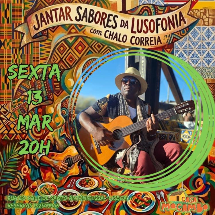Jantar Sabores da Lusofonia com Chalo Correia