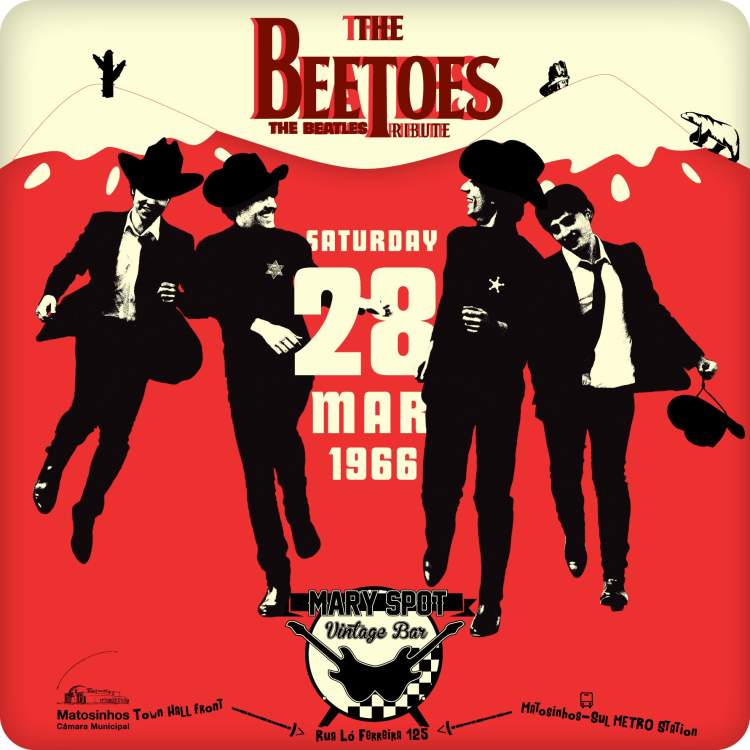 THE BEATLES TRIBUTO -  THE BEETOES - MARY SPOT VINTAGE BAR - MATOSINHOS