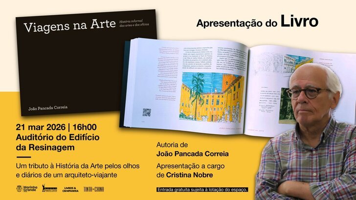 APRESENTAÇÃO LIVRO | “Viagens na arte”, de João Pancada Correia