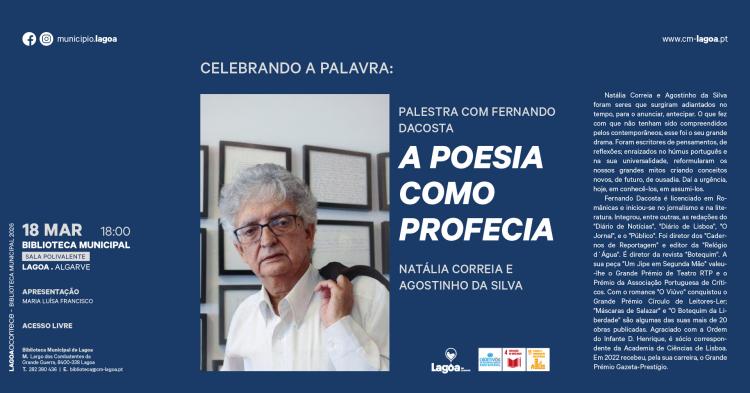 Celebrando a Palavra: Palestra com Fernando Dacosta