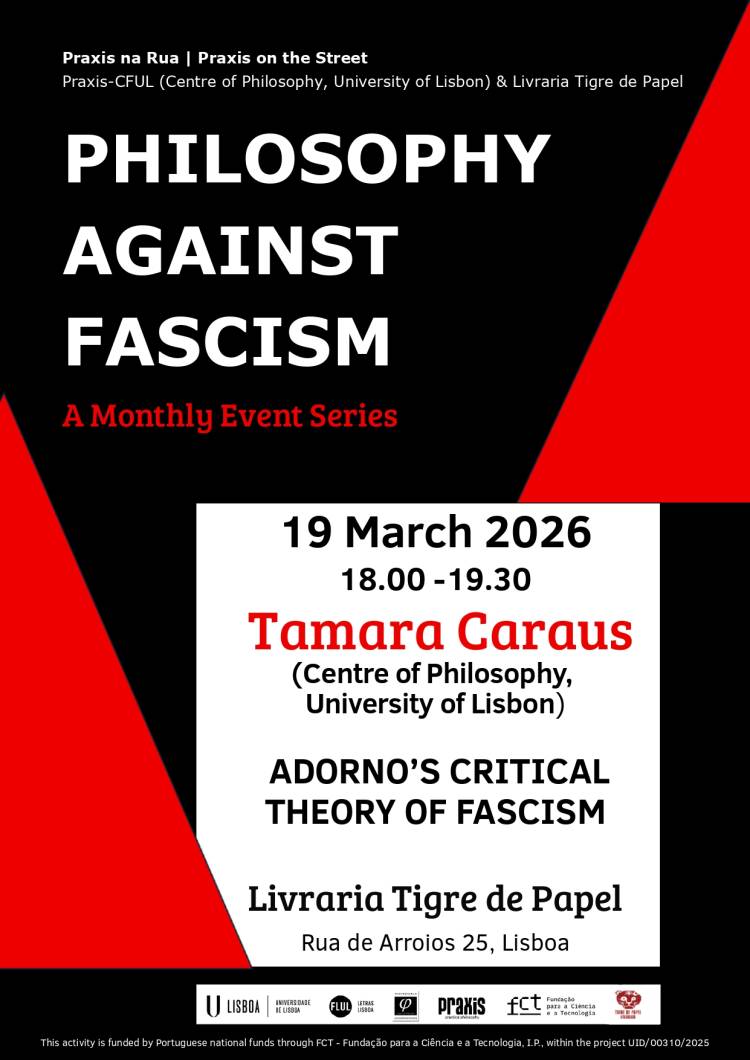 Adorno’s Critical Theory of Fascism. Conferência por Tamara Caraus