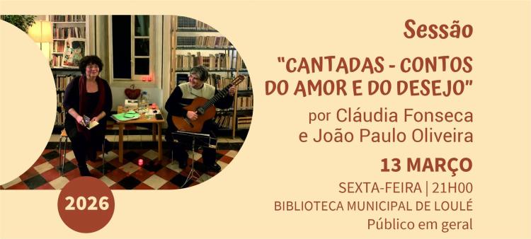 'Cantadas – Contos do amor e do desejo' por Cláudia Fonseca e João Paulo Oliveira