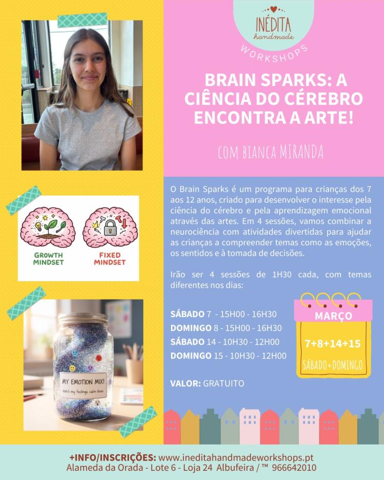  Brain Sparks: A CiÊncia do Cérebro encontra a Arte!