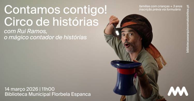 Contamos contigo | Com Rui Ramos, o mágico contador de histórias