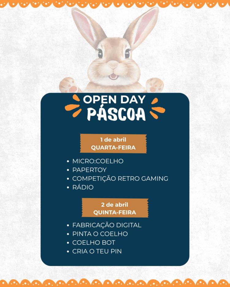 Open Day Páscoa