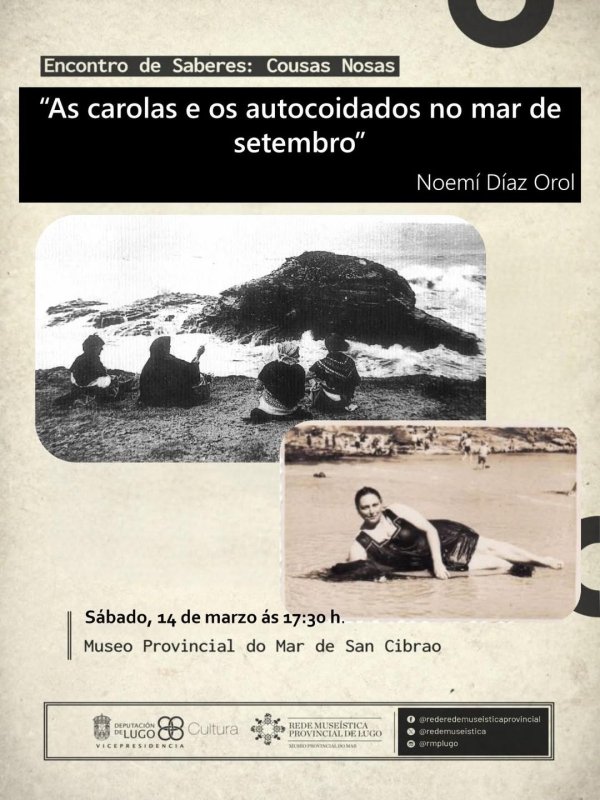 Encontro de Saberes: Cousas Nosas | 'As carolas e os autocoidados no mar de setembro'