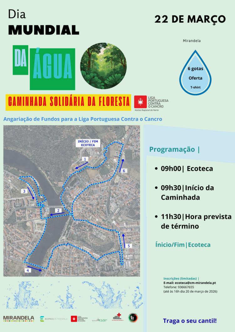 Caminhada Solidária da Floresta | Dia Mundial da Água