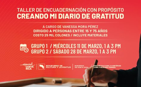 Taller de encuadernación con propósito