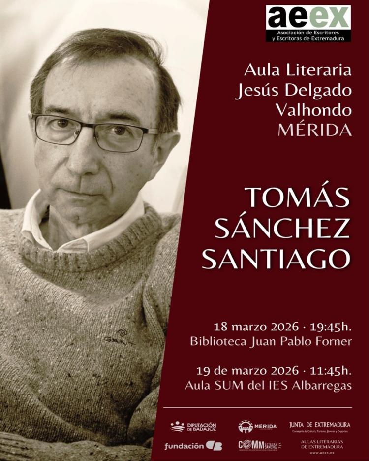 Aula literaria Jesús Delgado Valhondo: «Tomás Sánchez Santiago»