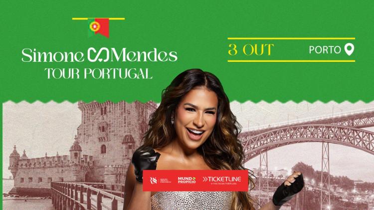 Simone Mendes – Tour Portugal 2026 - 3 Outubro, 21:30