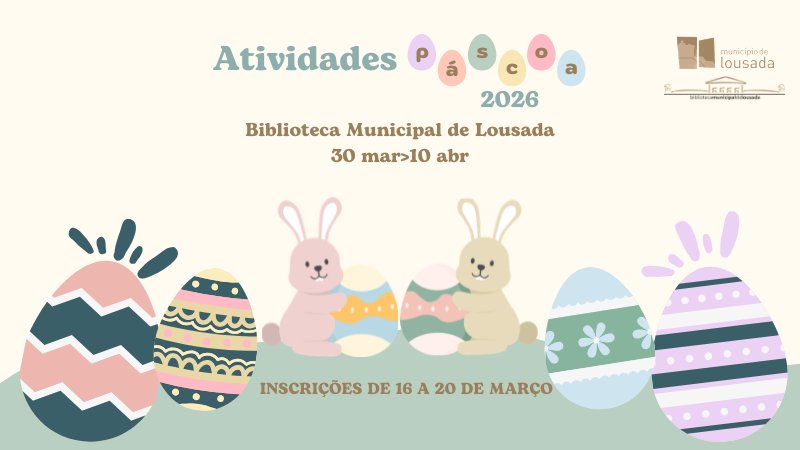 Férias da Páscoa na Biblioteca 2026