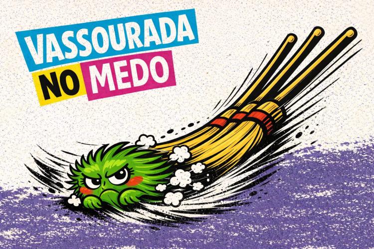 VASSOURADA NO MEDO