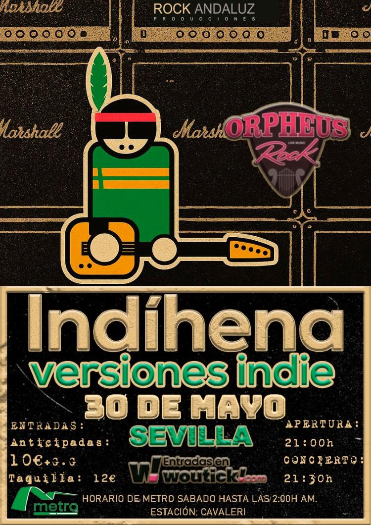 INDIHENA Versiones indie Sala Orpheus Rock