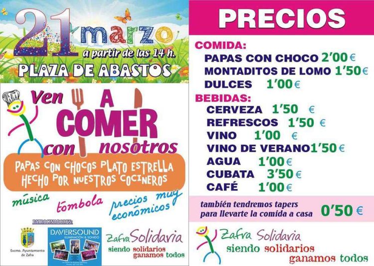 VEN A COMER CON NOSOTROS/AS