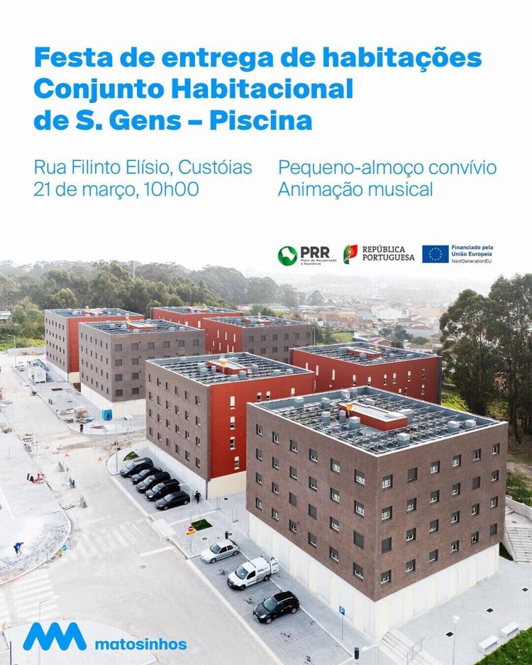 Festa de entrega de habitações