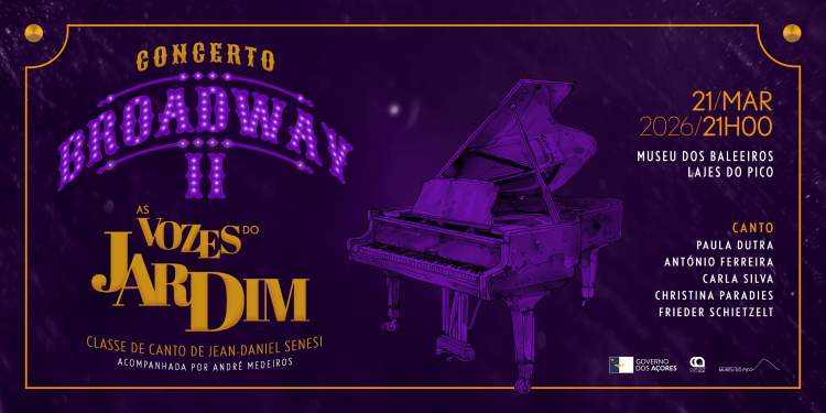 Concerto Broadway II no Museu do Pico
