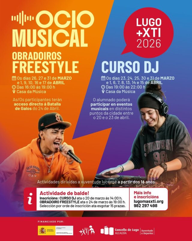 Actividades de Ocio Musical de +XTI