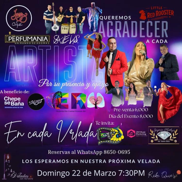 Velada Musical Con Propósito a beneficio de Chepe Se Baña