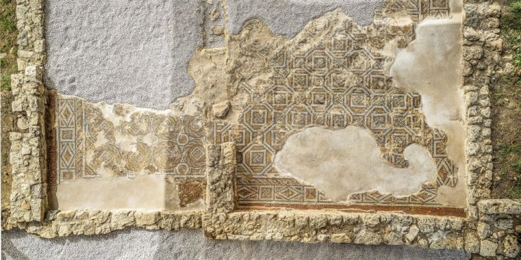 Encontro: O mosaico da casa senhorial da 'villa' romana de Freiria