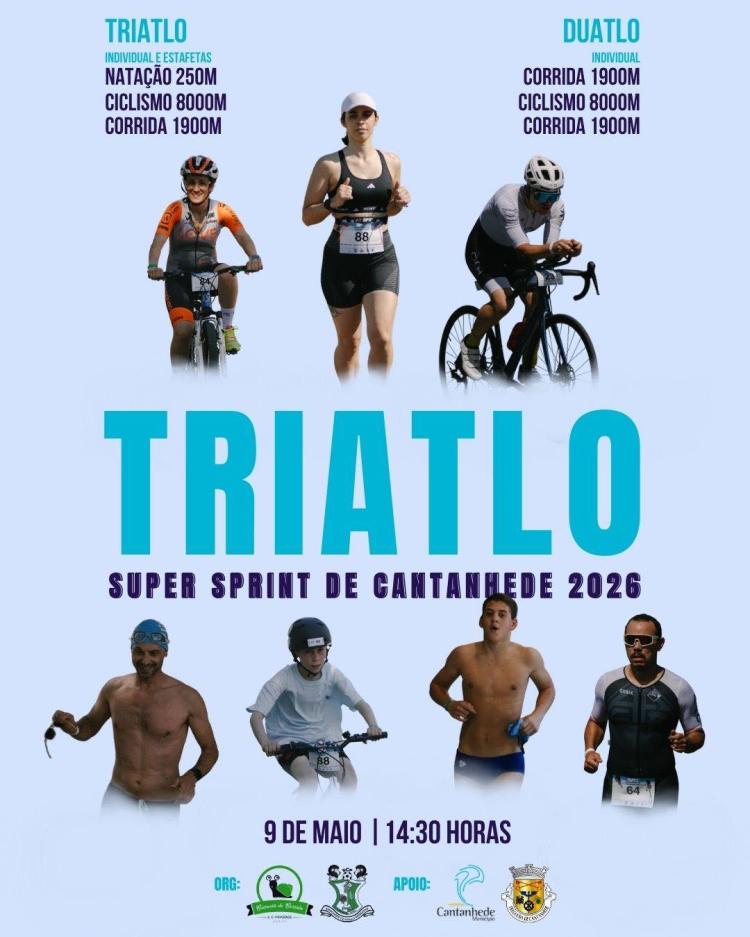 Triatlo Super Sprint de Cantanhede 2026