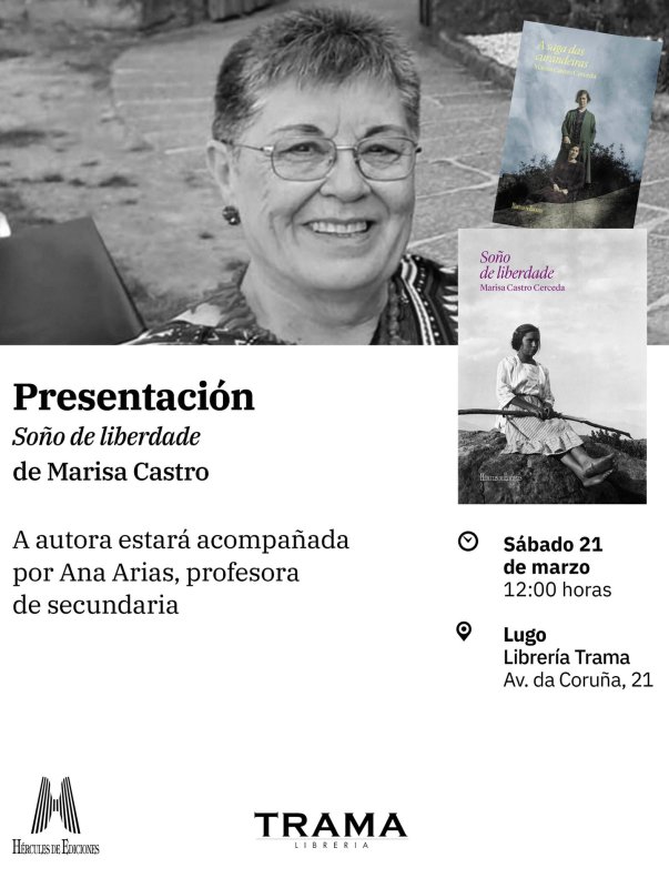 Presentación do libro 'Soño de liberdade' de Marisa Castro