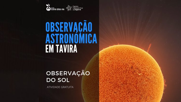 Observação Astronómica | Observação do Sol em Tavira