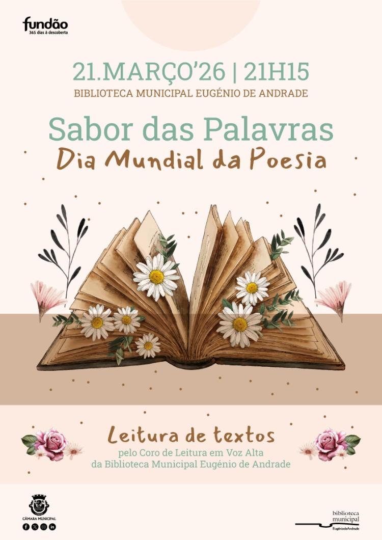 Dia Mundial da Poesia | Performance 'Sabor das Palavras'