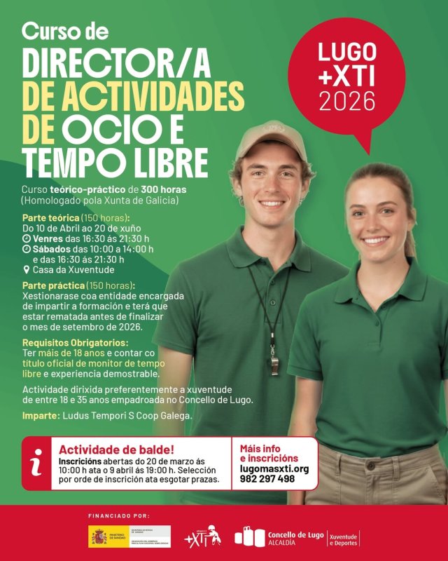Curso de Director/a de Actividades de Ocio e Tempo Libre