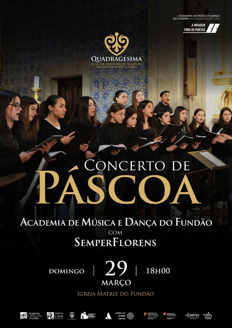 Quadragésima 2026 | Concerto de Páscoa - Academia de Música e Dança do Fundão e Duo SemperFlorens