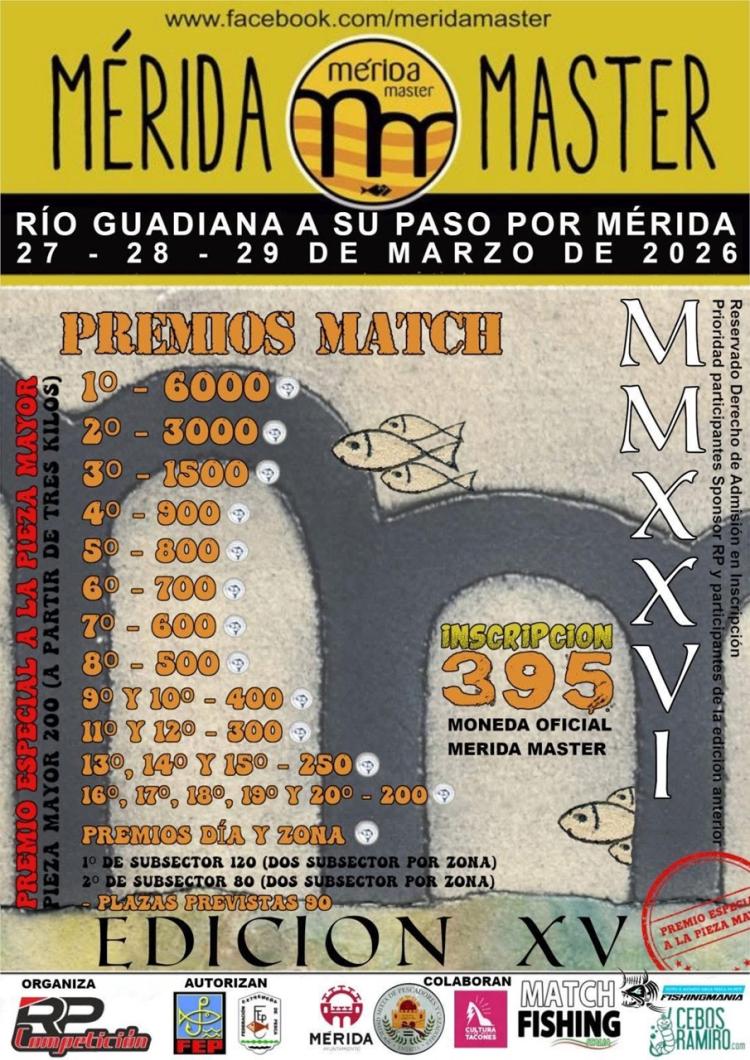 XV Mérida Master de Pesca