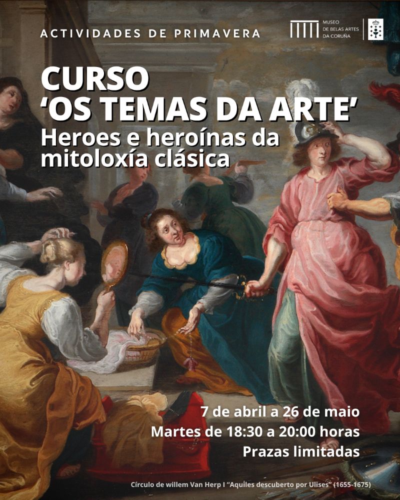 Os temas da arte: Heroes e heroínas da mitoloxía clásica