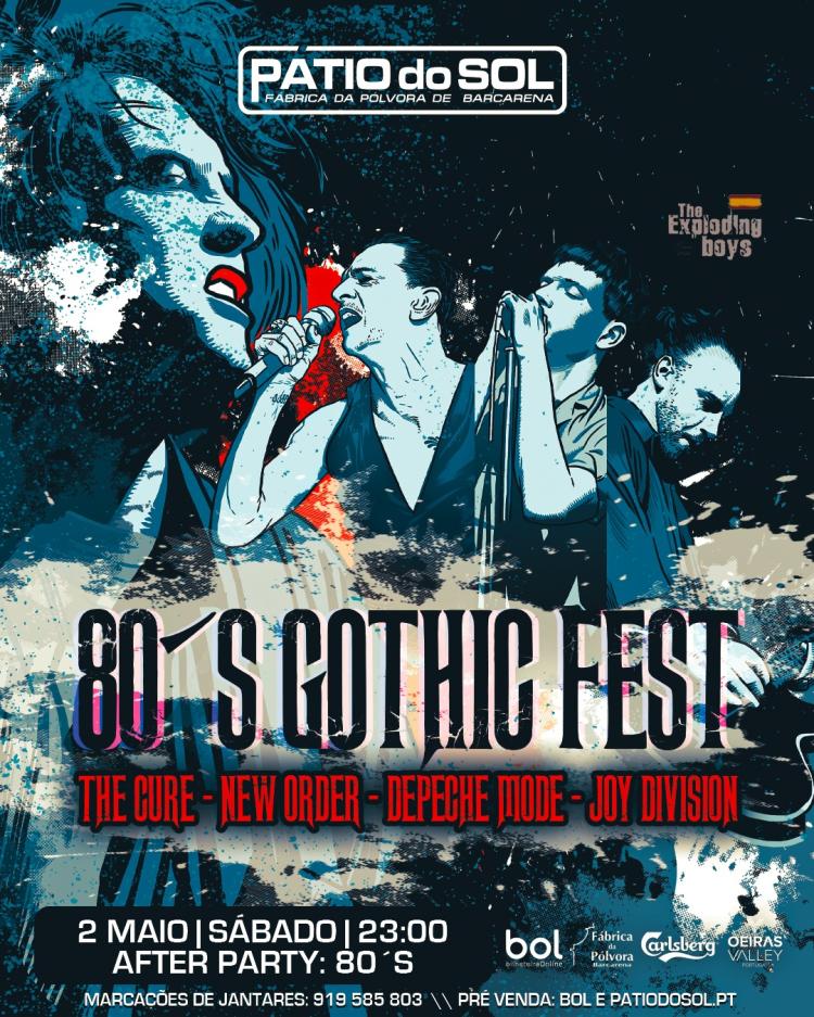 80´s Gothic Fest - Tributos The Cure | New Order | Depeche Mode | Joy Division