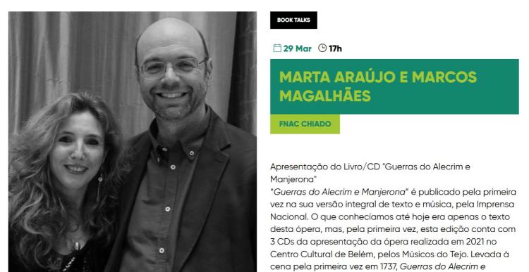 Apresentação do livro «Guerras do Alecrim e Manjerona»