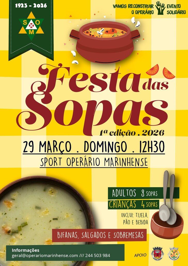 FESTIVAL DAS SOPAS DO SOM . 1ª EDIÇÃO