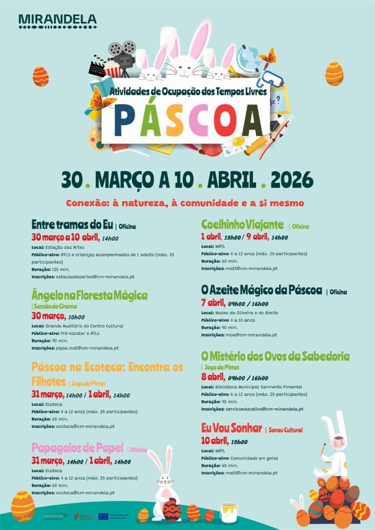 Conexão: à natureza, à comunidade e a si mesmo | Oficinas Férias da Páscoa