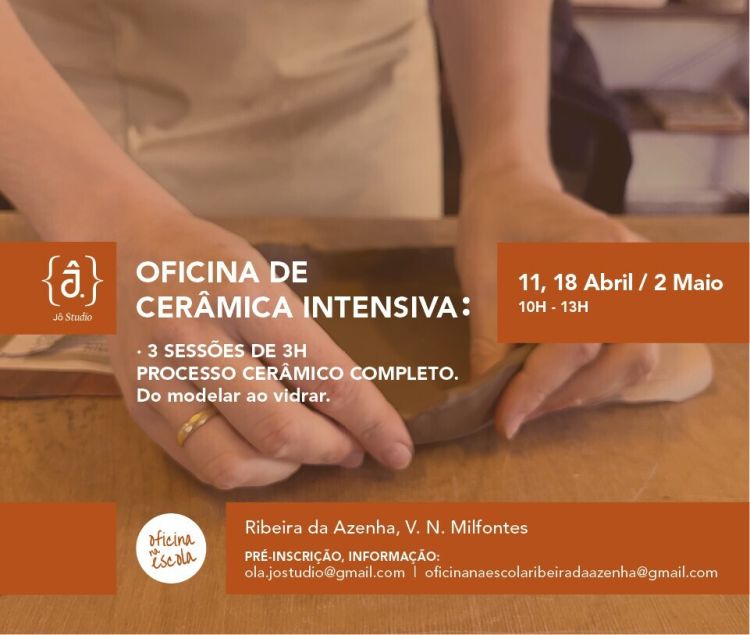 Oficina na Escola - Oficina de Cerâmica Intensiva