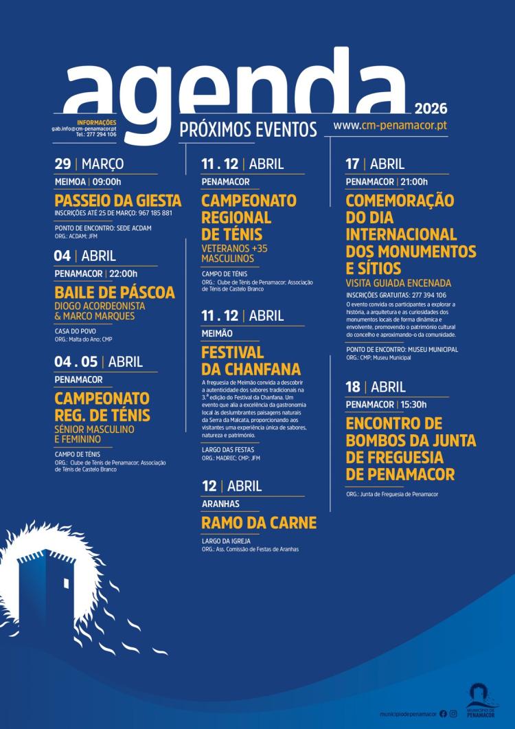 Agenda – Próximos eventos