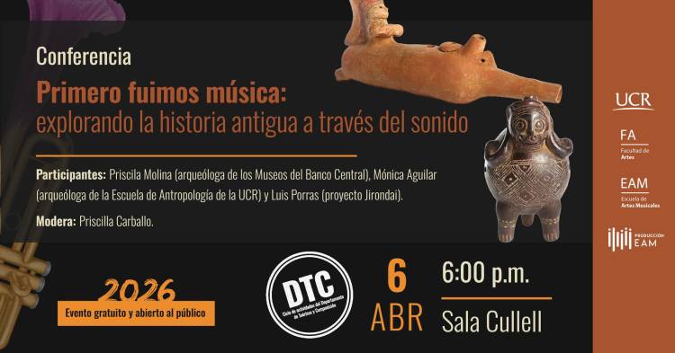 Conferencia: Primero fuimos música: explorando la historia antigua a través del sonido