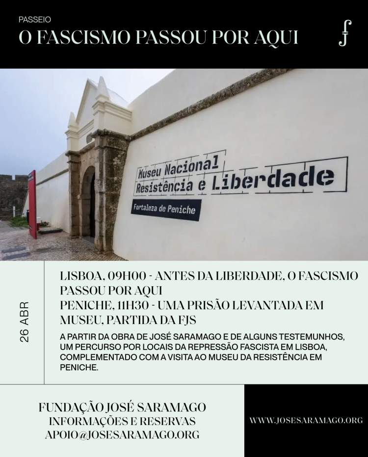 Passeio: O Fascismo passou por aqui - de Lisboa a Peniche 