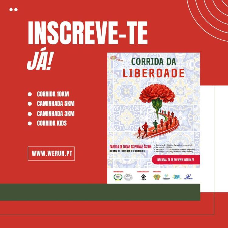 Inscrições | CORRIDA DA LIBERDADE 2026