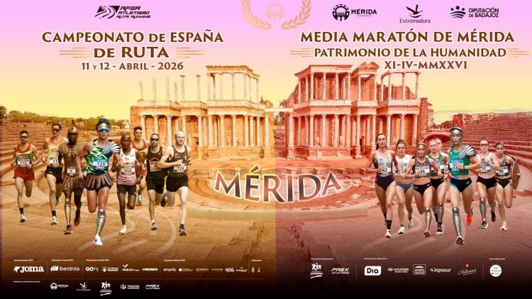 XX Media Maratón Mérida Patrimonio de la Humanidad y Campeonato de España de Ruta
