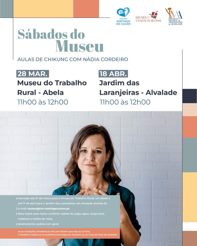 Sábados do Museu – Aulas Chikung com Nádia Cordeiro