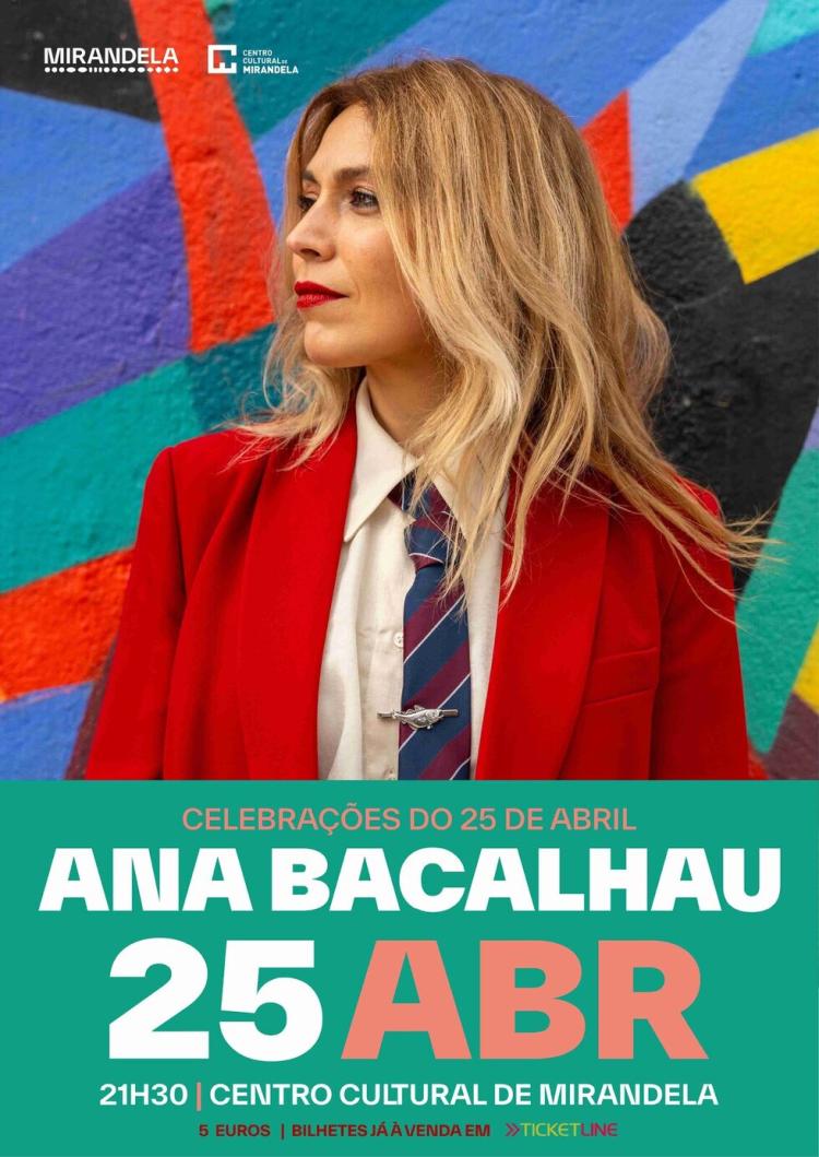 Concerto Ana Bacalhau | Comemorações do 25 de abril