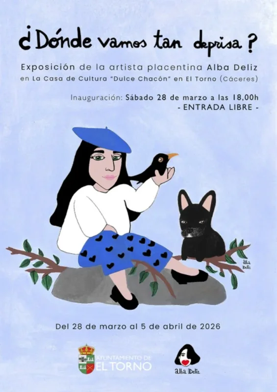 Exposición '¿Dónde vamos tan deprisa?' de Alba Deliz