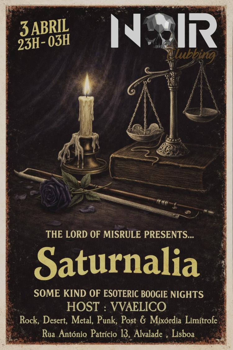 SATURNALIA - Rock, Desert, Metal, Punk, Post & Mixórdia Limítrofe