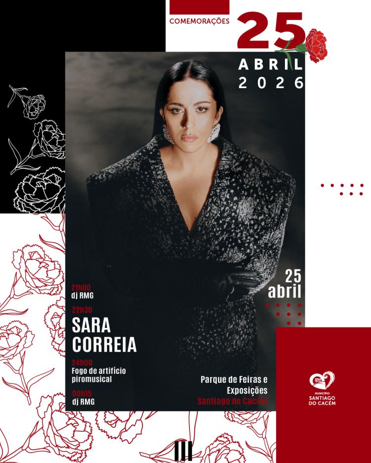 Sara Correia nas comemorações do 25 de Abril