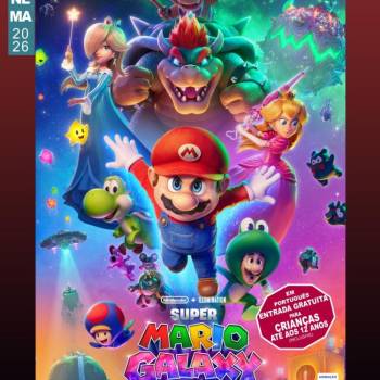 Exibição do filme 'Super Mario Galaxy - O filme'
