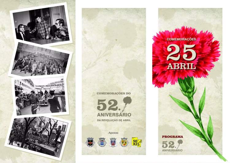Comemorações do 52.º Aniversário da Revolução de Abril