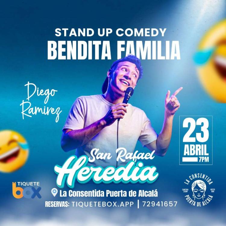 BENDITA FAMILIA Stand Up Comedy I Jueves 23 de Abril