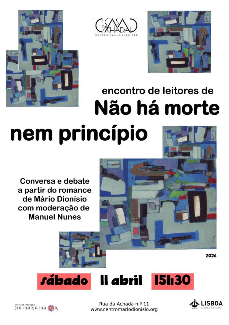 Encontro de leitores de «Não há morte nem princípio»